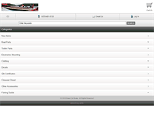 Tablet Screenshot of basscatstore.com
